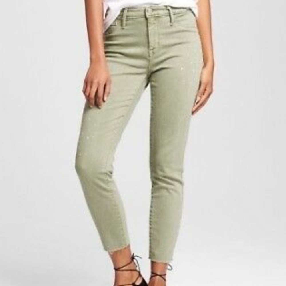 Mossimo Denim High Rise Jegging Crop